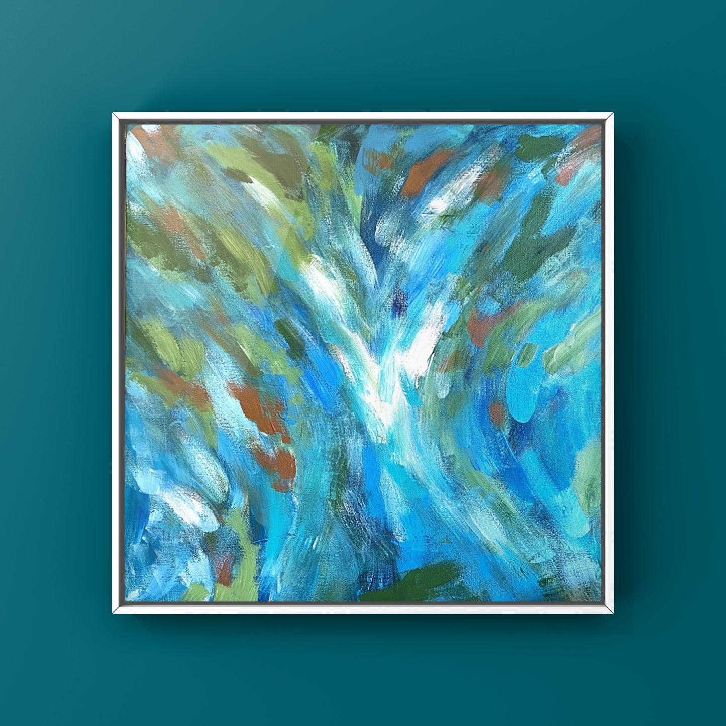 Water in Motion, 20x20