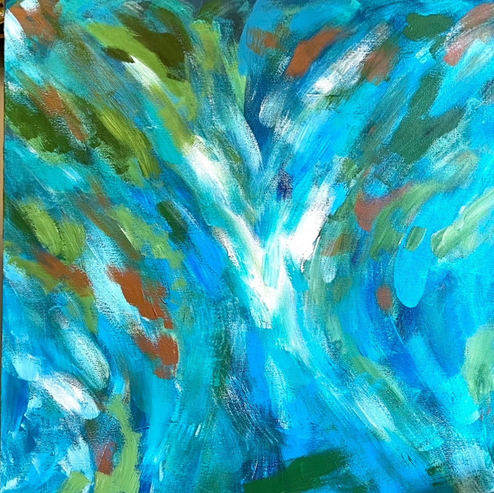 Water in Motion, 20x20