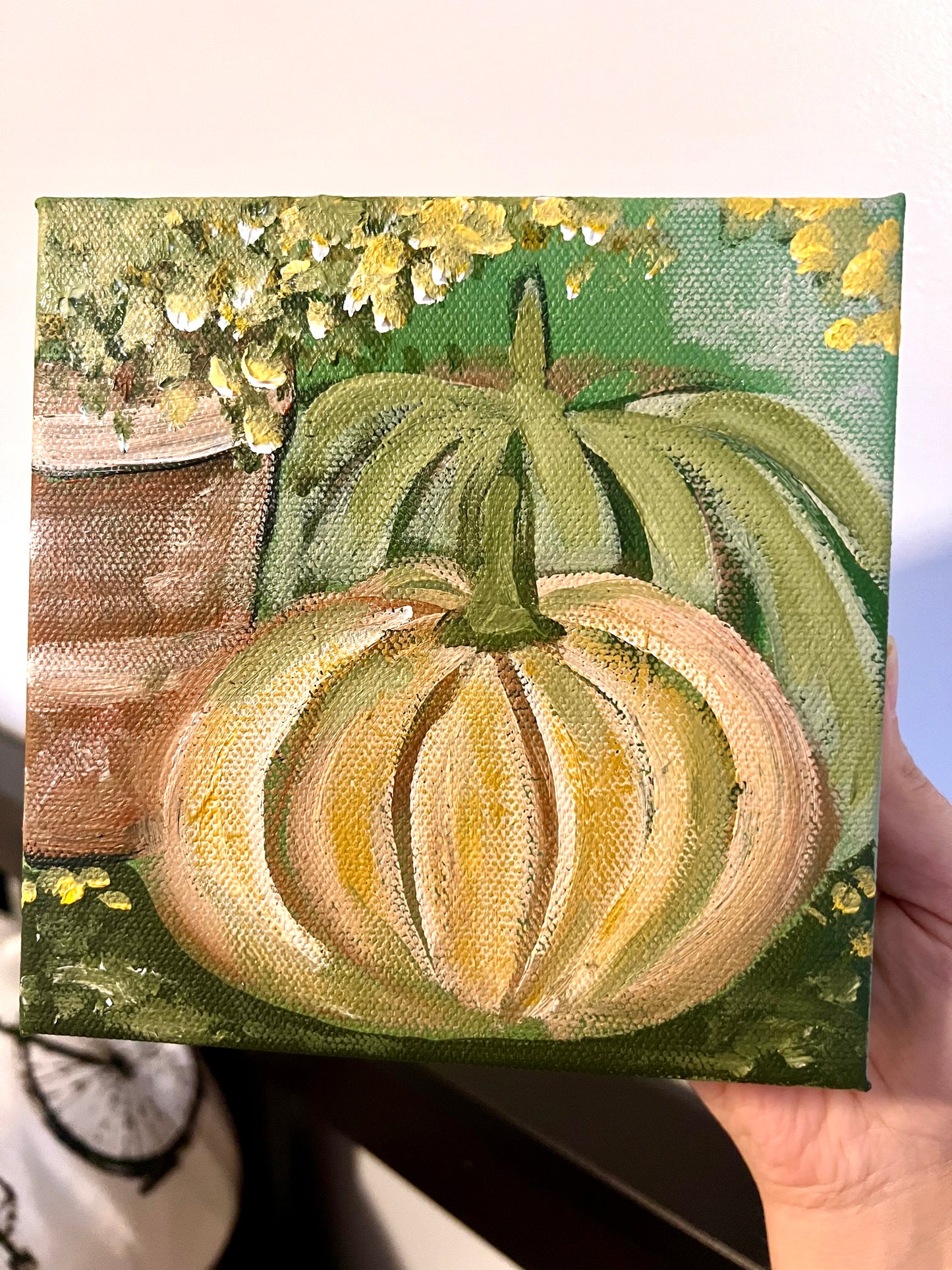 Pumpkin Picking, 6x6