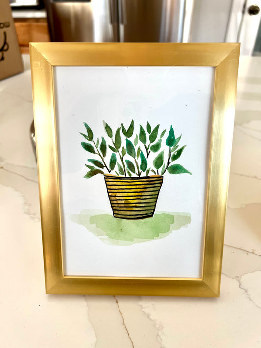 Small But Mighty | 5x7 Gold Frame