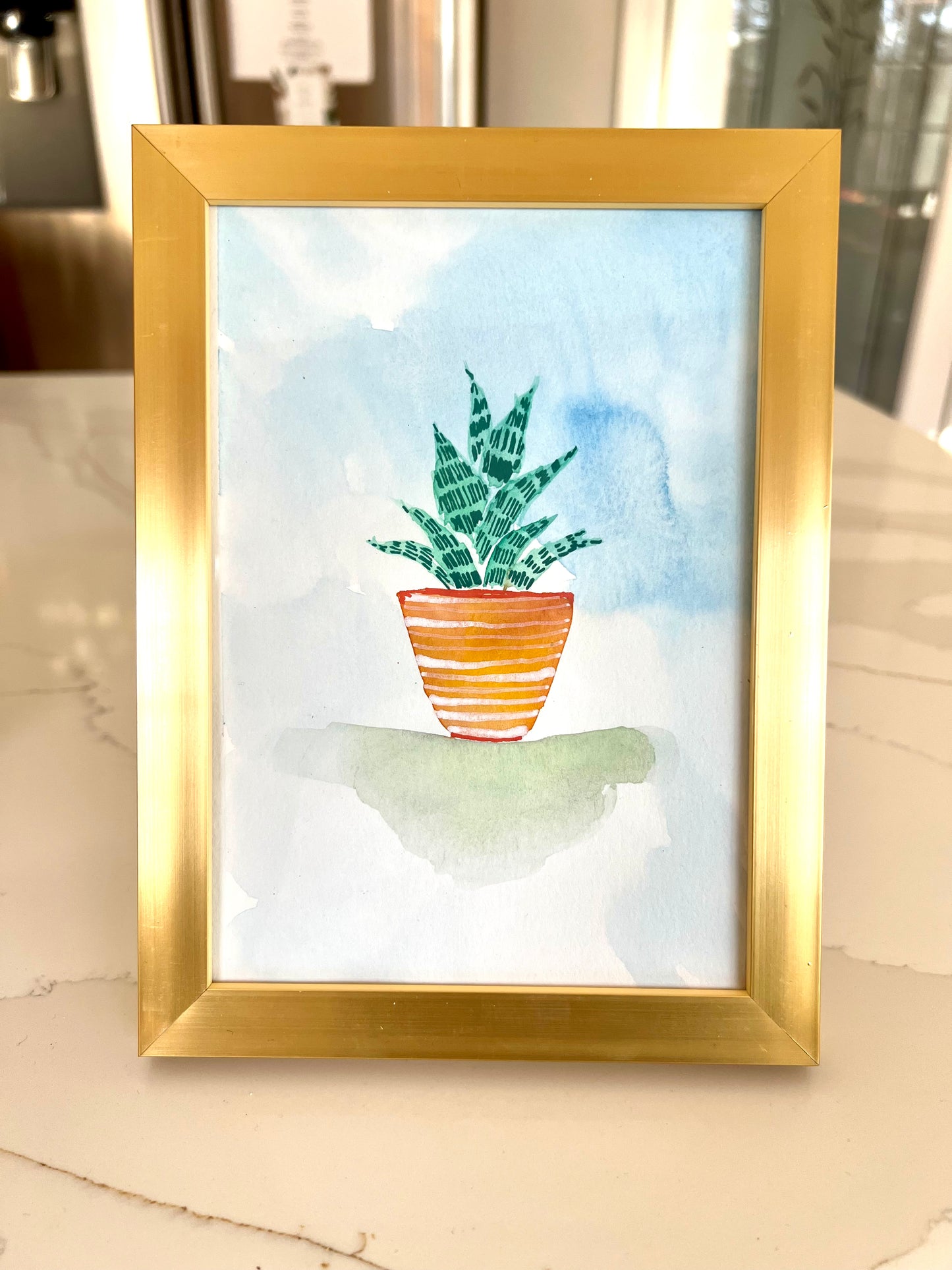 Breathe | 5x7 Gold Frame