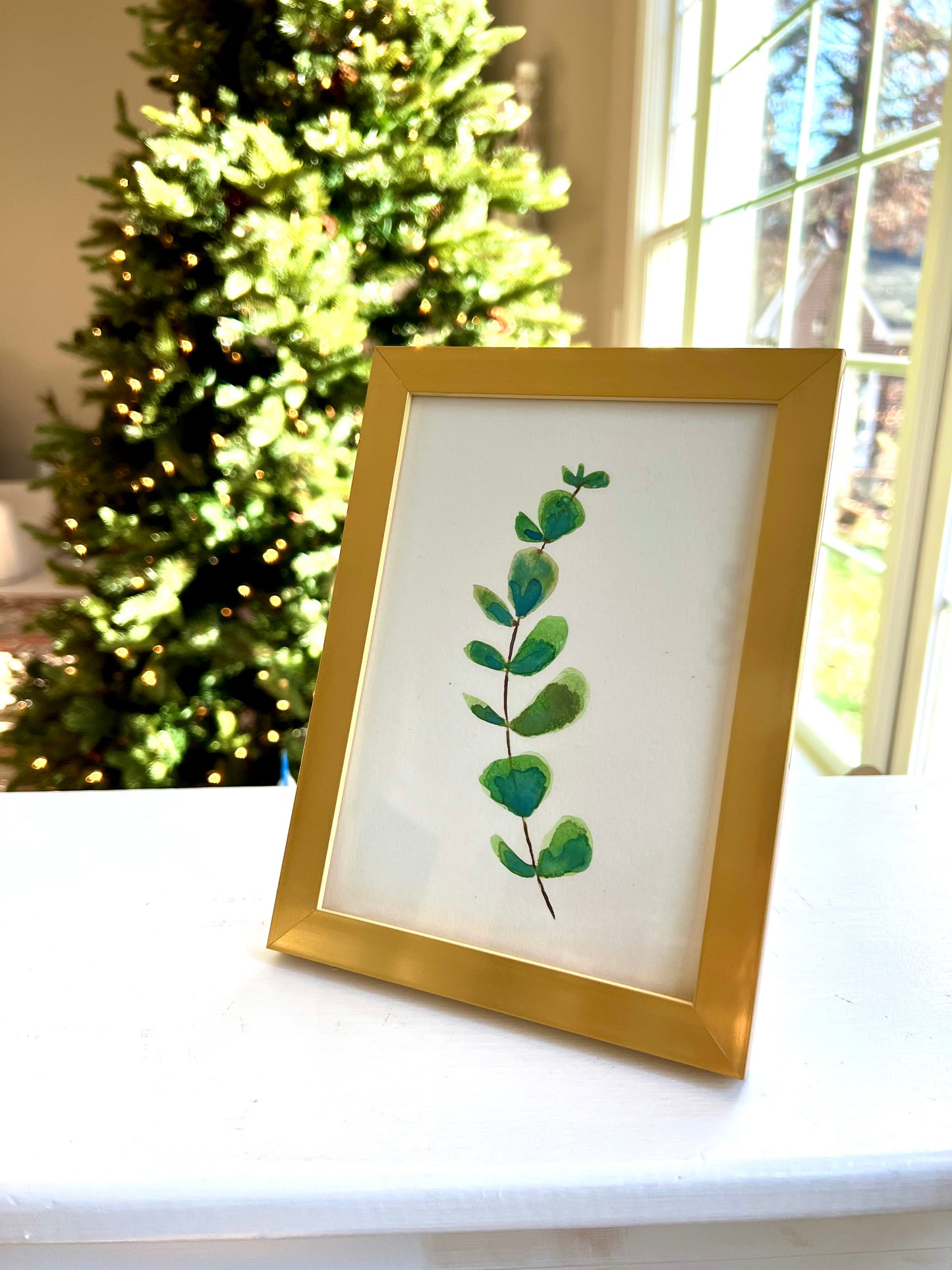 Eucalyptus | 5x7 Gold Frame