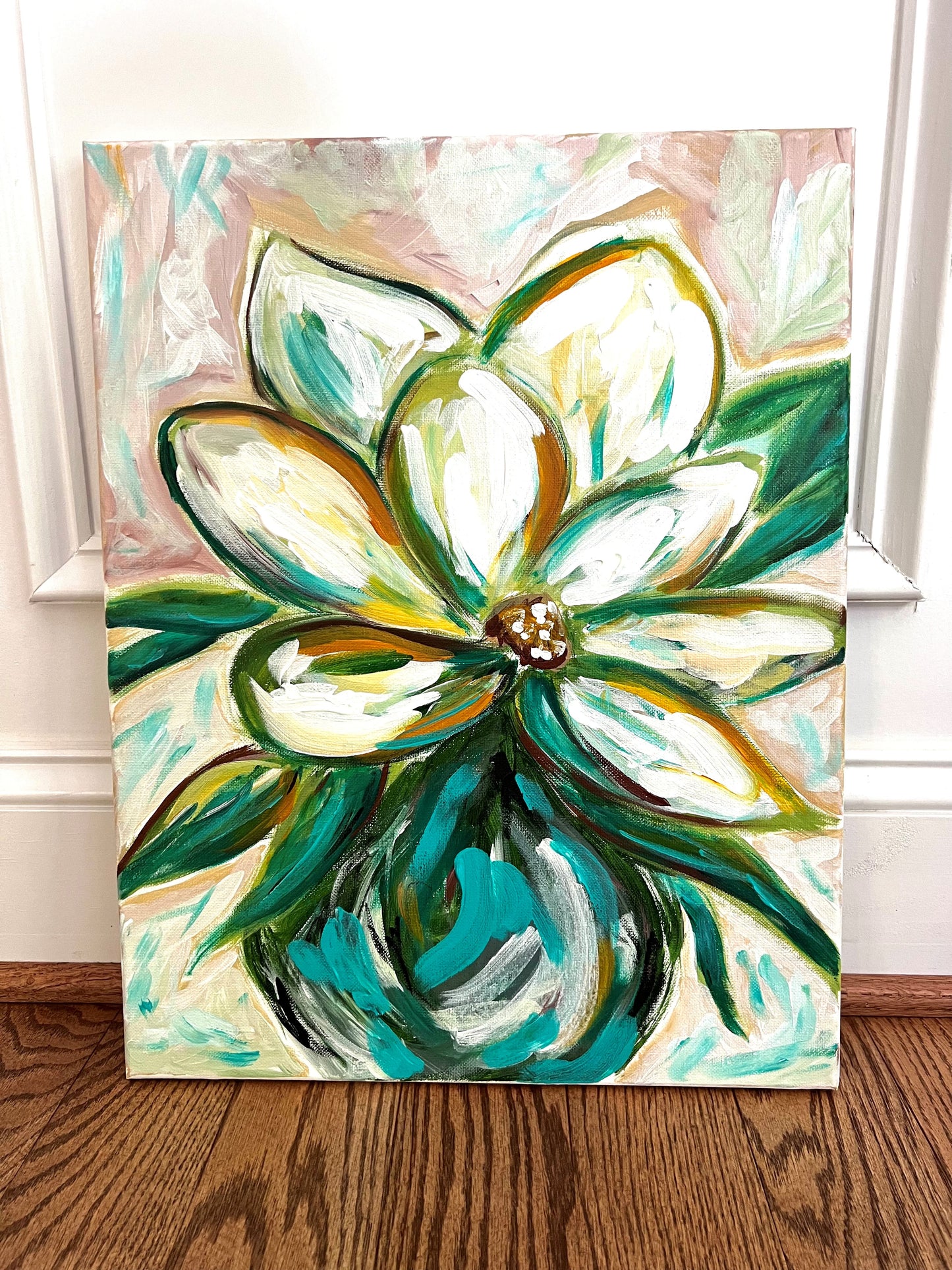 Magnolia Morning | Original Acrylic | 14x18